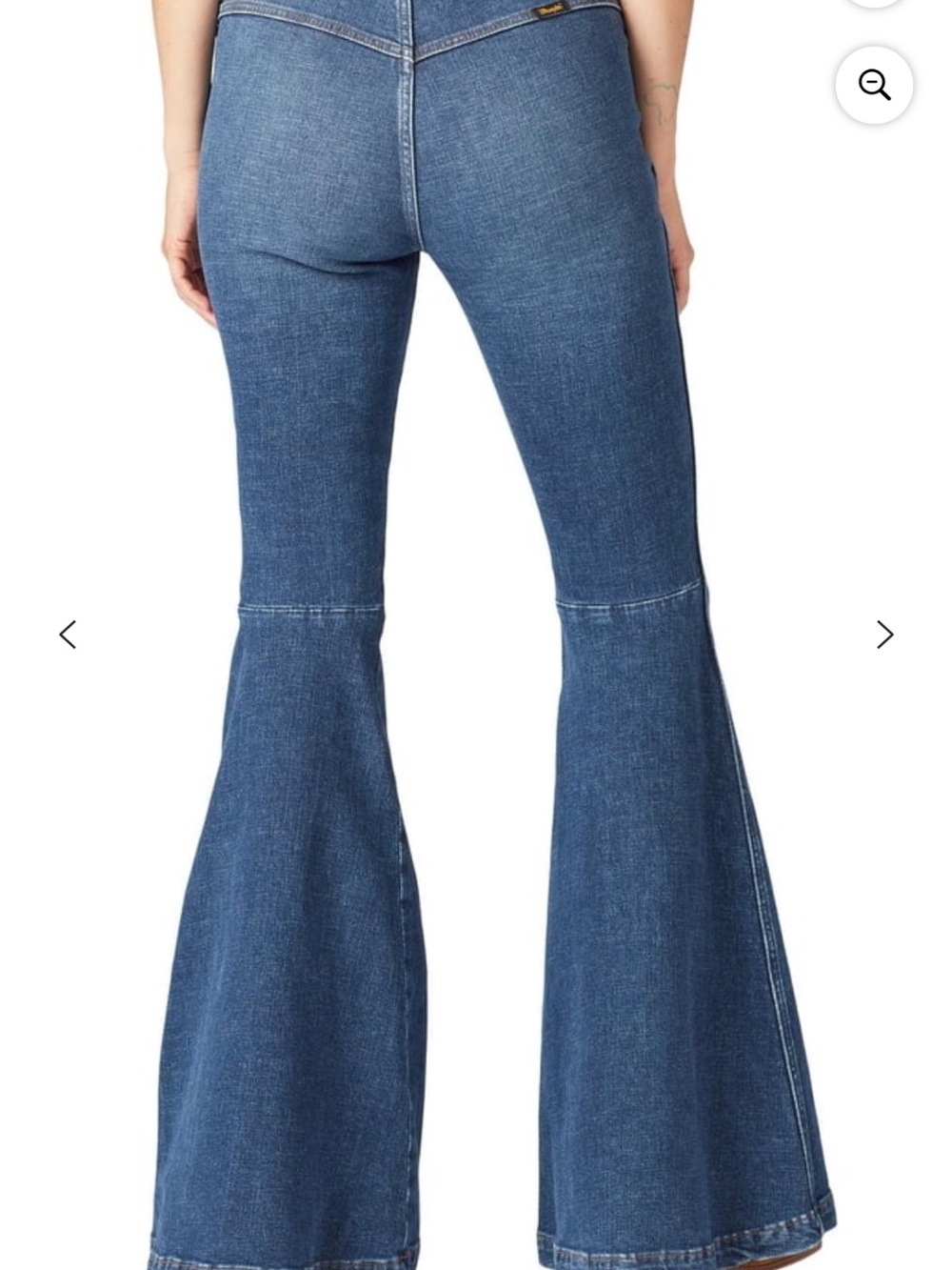 Wrangler High Rise Flare Jeans 28x32 – Blue Denim Western W Stitch